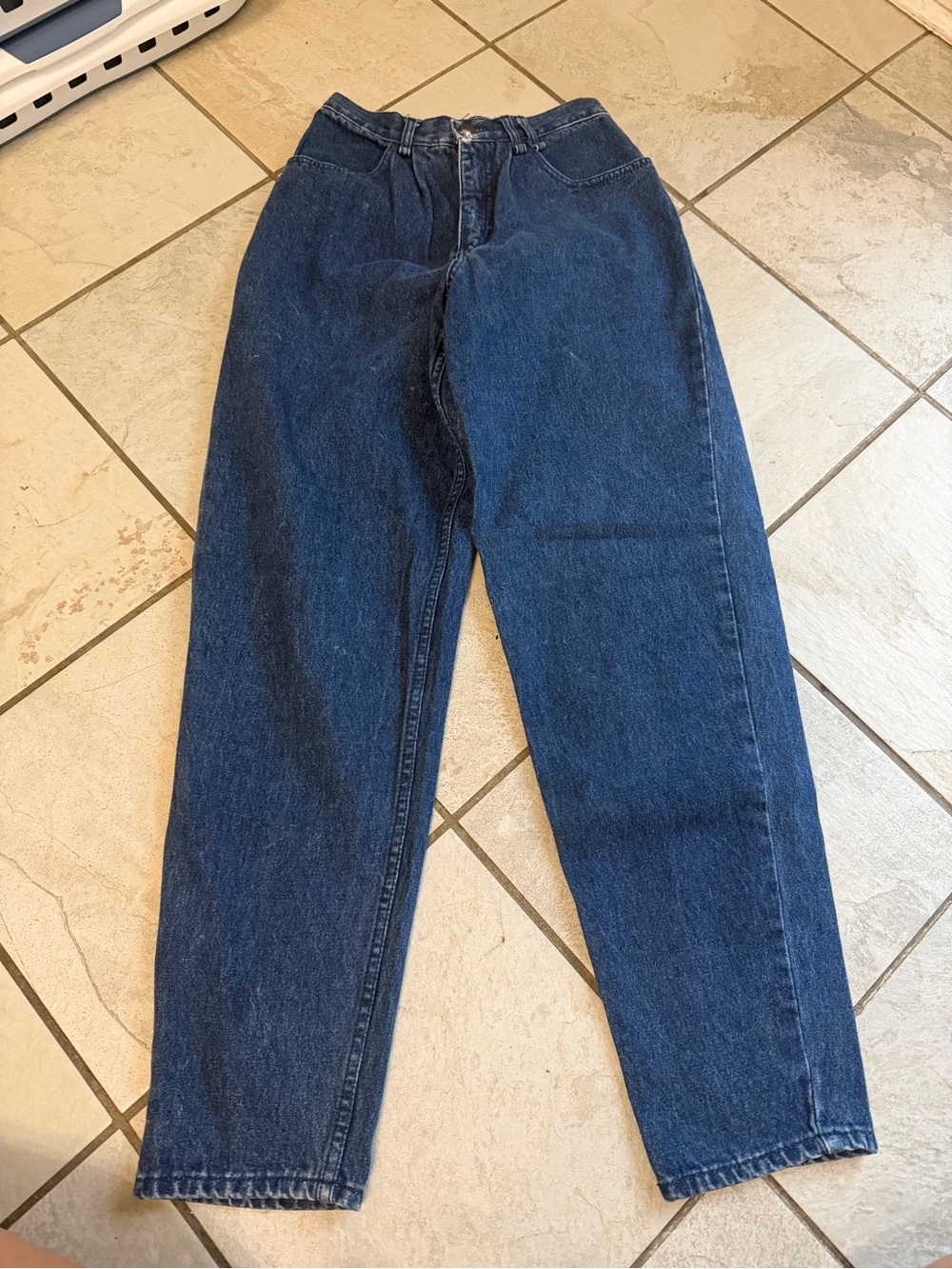 Vintage Coca Cola High-Waist Dark Blue Denim Jeans